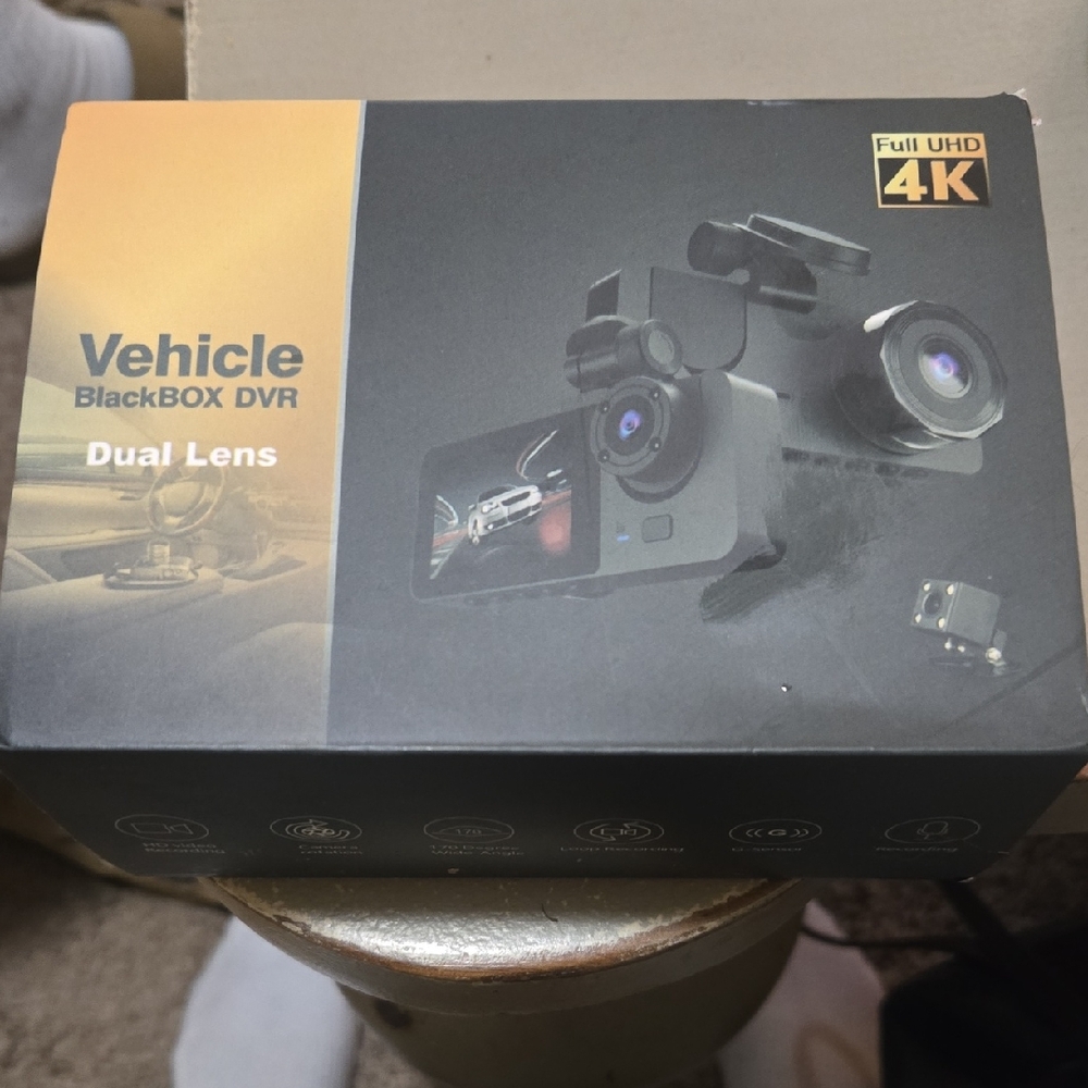 4K Dual Lens Vehicle BlackBOX DVR